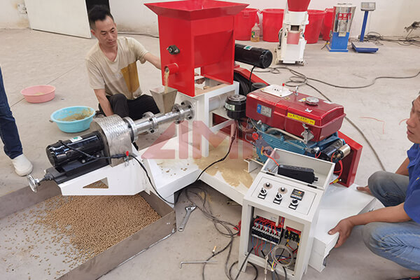 AMEC quality fish feed pellet machine price wholesale from 